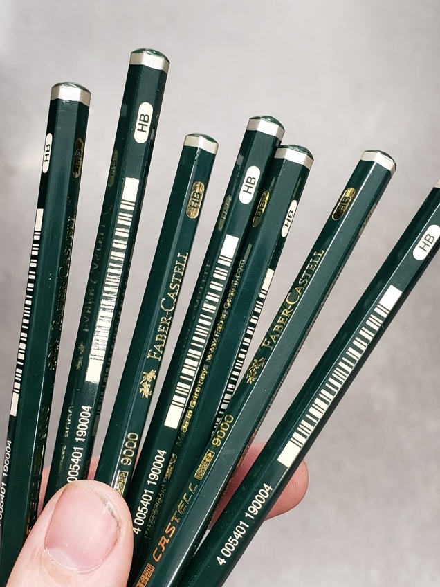 Faber-Castell 9000 Drawing Pencils (Each) H